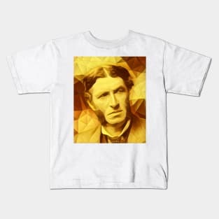 Matthew Arnold Golden Portrait | Matthew Arnold Artwork 9 Kids T-Shirt